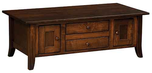 Amish Dresbach Cabinet Coffee Table - Click Image to Close