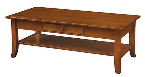 Amish Dresbach Coffee Table Open - Click Image to Close