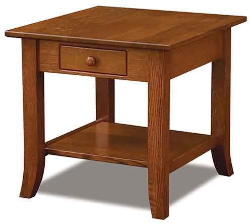 Amish Dresbach End Table Open