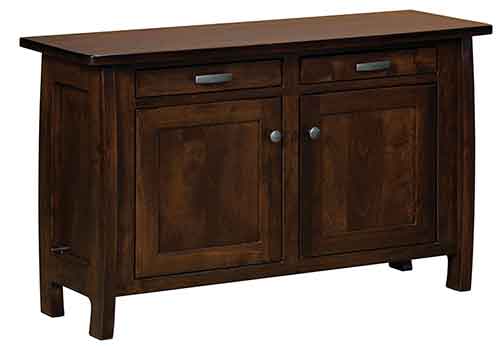 Amish Grand Teton Cabinet Sofa Table - Click Image to Close