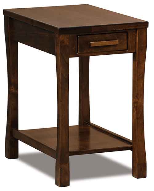 Amish Heartland Bed Side Table Open