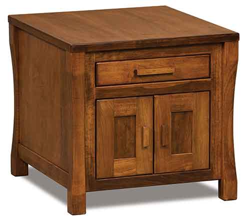 Amish Heartland Cabinet End Table - Click Image to Close