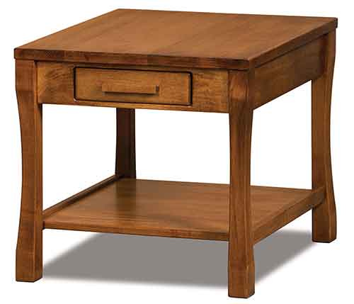 Amish Heartland End Table Open - Click Image to Close
