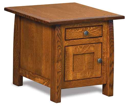 Amish Henderson Cabinet End Table