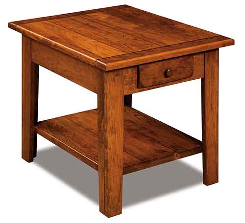 Amish Homestead End Table Rustic - Click Image to Close