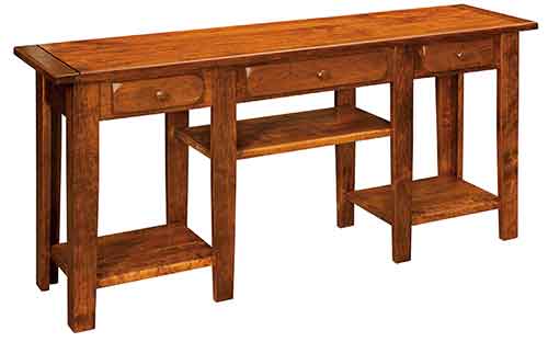 Amish Homestead Sofa Table Rustic - Click Image to Close