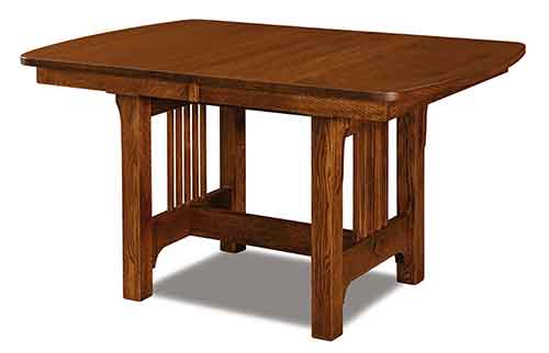 Amish Craftsman Mini Dining Table - Click Image to Close