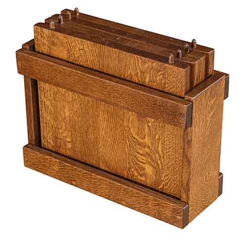 Amish Iva Extenda Bench with Leaf Box