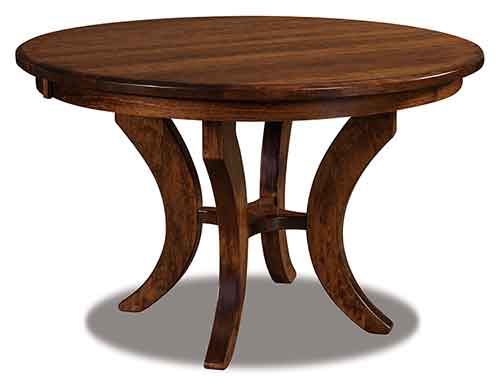 Amish Jessica Round Dining Table - Click Image to Close