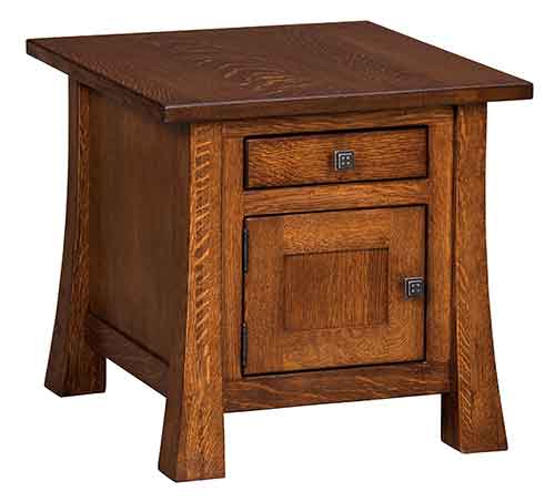 Amish Lakewood End Cabinet - Click Image to Close