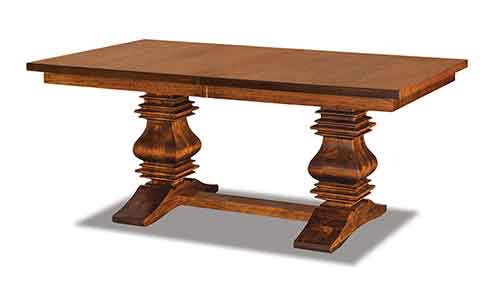 Amish Scotville Dining Table - Click Image to Close