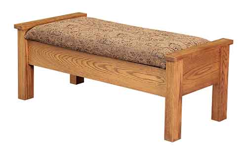 Amish Bed Seat - Click Image to Close