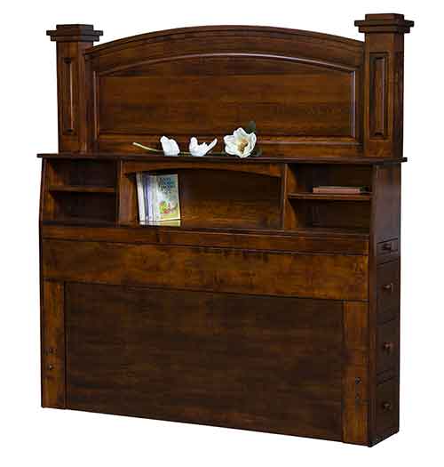 Amish Lexington Bookcase Bed