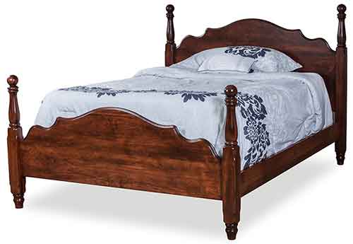 Amish Cannon Ball Bed - Click Image to Close