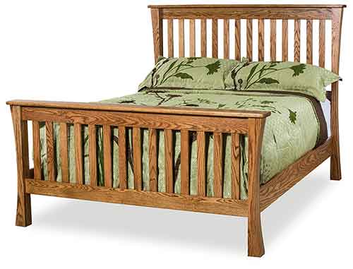 Amish Trestle Bed - Click Image to Close