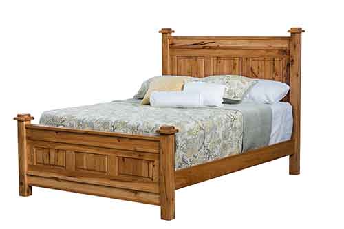 Amish American Panel Bed