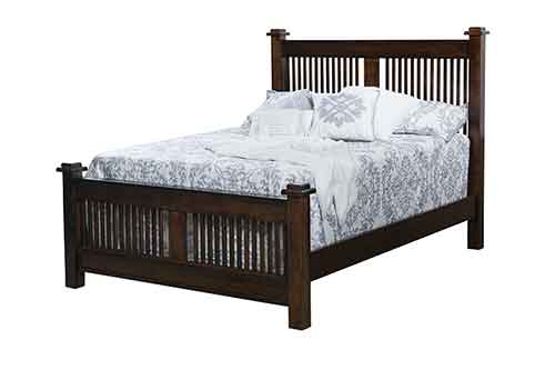 Amish American Mission Bed - Click Image to Close