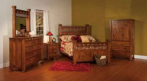 Amish Sequoyah Bed - Click Image to Close