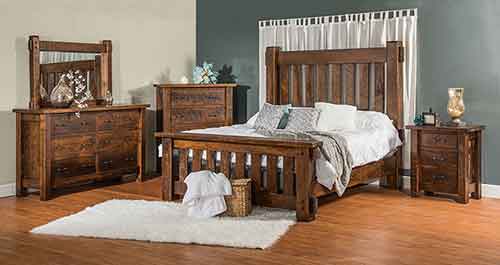 Amish Houston Bed - Click Image to Close