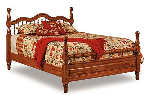 Amish Hoosier Heritage Bed - Click Image to Close