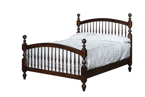 Amish Bow Spindle Bed