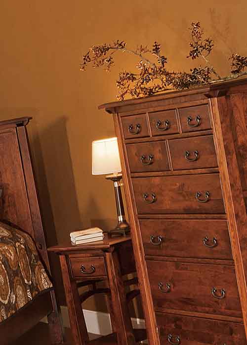 Amish Artesa 7 Drawer Chest - Click Image to Close