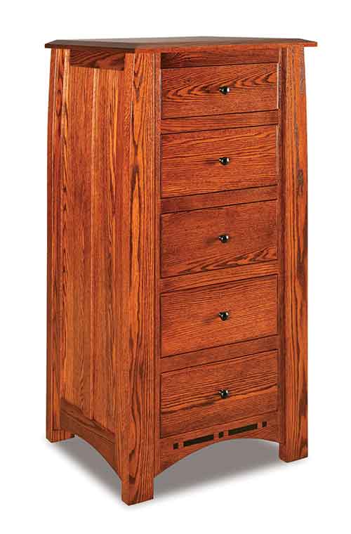 Amish Boulder Creek 5 Drawer Lingerie Chest - Click Image to Close