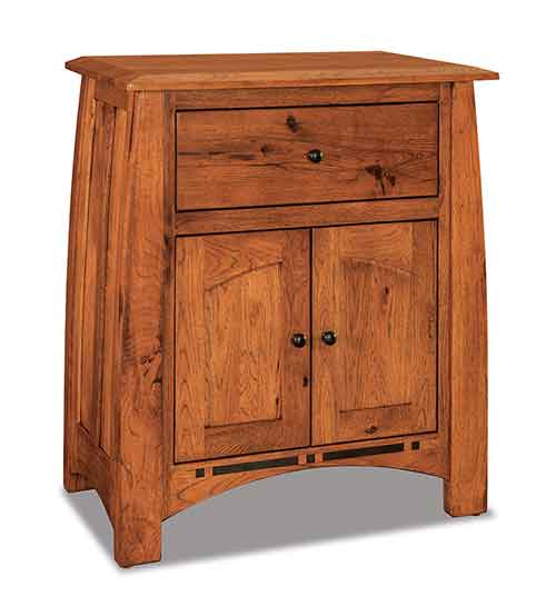 Amish Boulder Creek 2 Drawer Nightstand - Click Image to Close