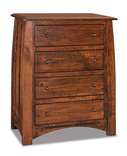 Amish Boulder Creek 4 Drawer Chest - Click Image to Close