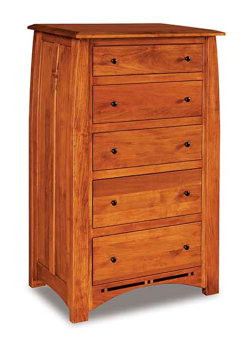 Amish Boulder Creek 5 Drawer Chest - Click Image to Close