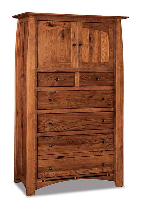 Amish Boulder Creek Chest Armoire - Click Image to Close
