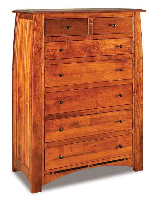 Amish Boulder Creek 7 Drawer Chest - Click Image to Close