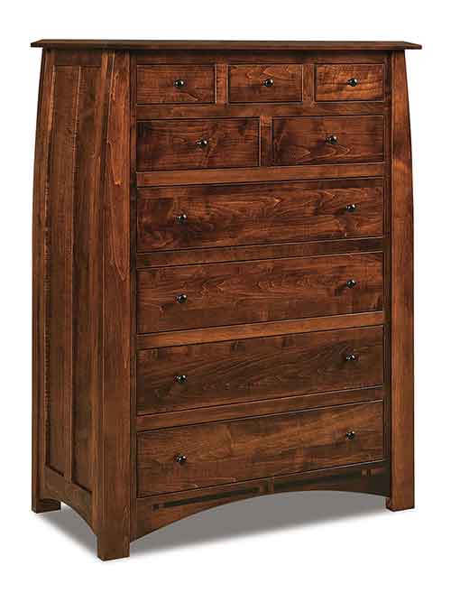 Amish Boulder Creek 9 Drawer Chest - Click Image to Close