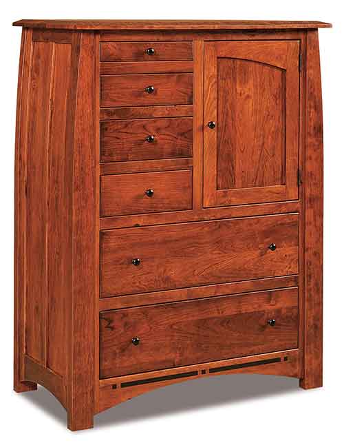 Amish Boulder Creek Gentleman's Chest with hidden compartment - Click Image to Close
