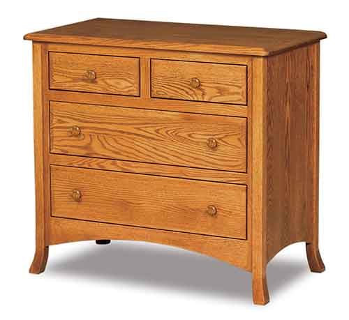Amish Carlisle 4 Drawer Childs Chest - Click Image to Close