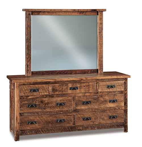 Amish Dumont 7 Drawer Dresser - Click Image to Close