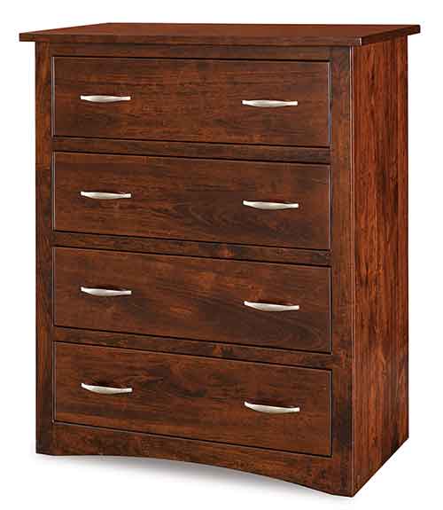 Amish Denver 4 Drawer Chest - Click Image to Close