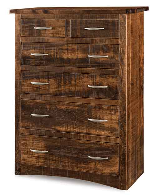 Amish Denver 6 Drawer Chest - Click Image to Close