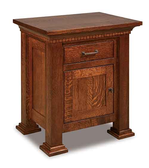 Amish Empire Nightstand 1 drawer, 1 door