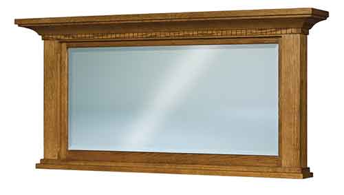 Amish Empire Square Post Crown Mirror for 051