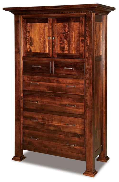 Amish Empire Chest Armoire