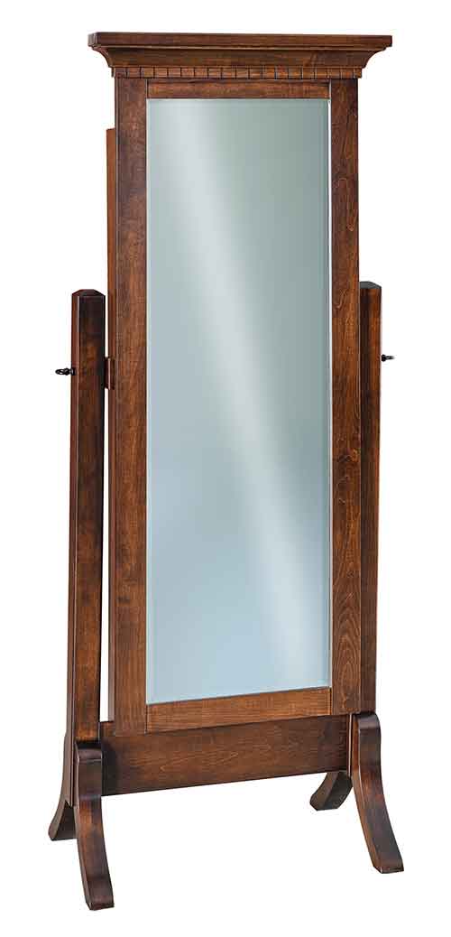 Amish Empire Cheval Mirror - Click Image to Close