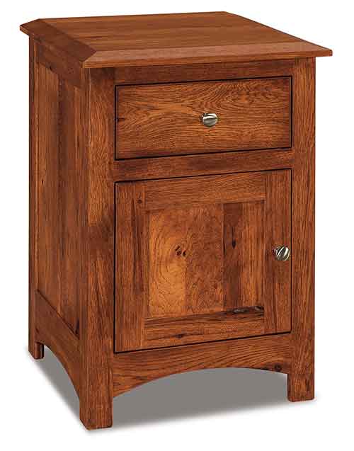 Amish Finland 1 Drawer, 1 Door Nightstand - Click Image to Close