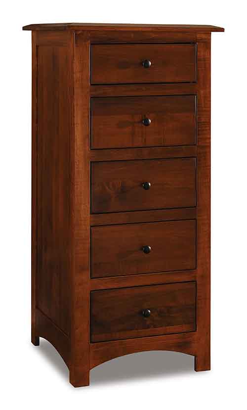 Amish Finland 5 Drawer Lingerie Chest - Click Image to Close