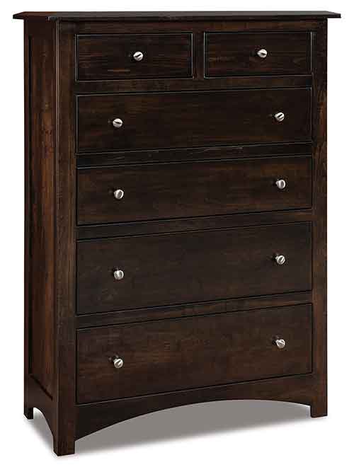 Amish Finland 6 Drawer Chest - Click Image to Close