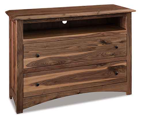 Amish Finland 2 Drawer Media Chest - Click Image to Close