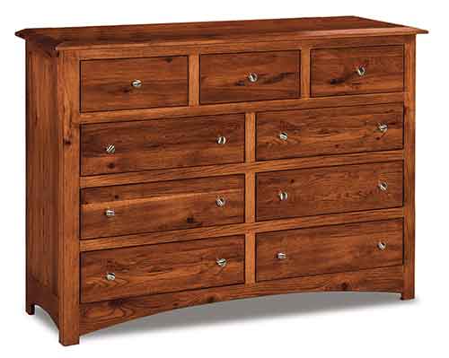 Amish Finland 9 Drawer Dresser - Click Image to Close