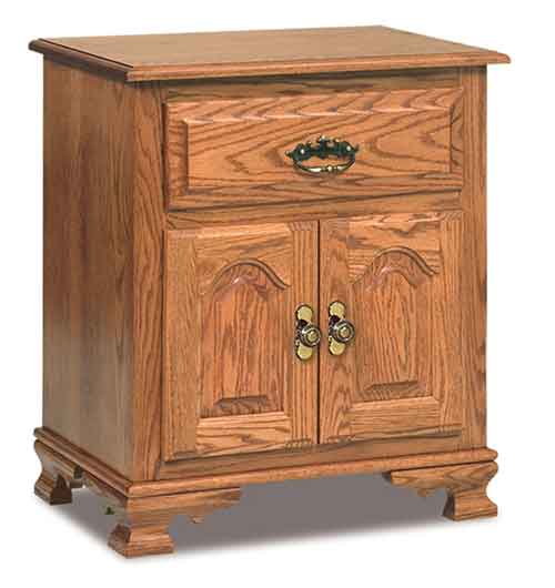 Amish Hoosier Heritage Taller Nightstand, 1 drawer, 2 doors