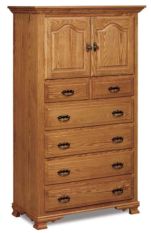 Amish Hoosier Heritage Chest Armoire - Click Image to Close