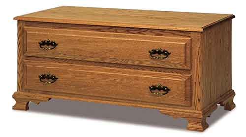 Amish Hoosier Heritage Blanket Chest - Click Image to Close